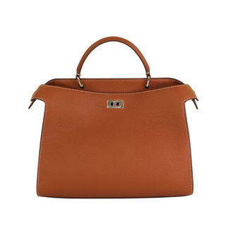 Michino Paris - Leather Handbag Lutece PM Gold