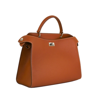 Michino Paris - Leather Handbag Lutece PM Gold