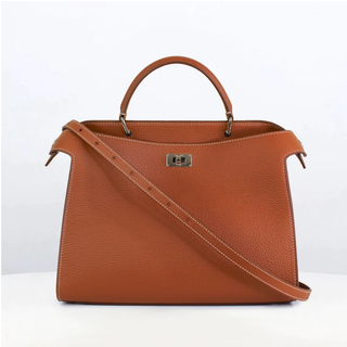 Michino Paris - Leather Handbag Lutece PM Gold