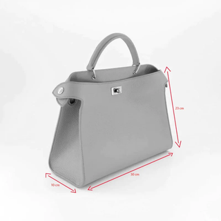 Michino Paris - Leather Handbag Lutece PM Gold
