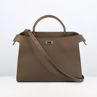 Michino Paris - Leather Handbag Lutece PM Taupe