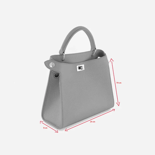 Michino Paris - Leather Handbag Lutece Mini Black