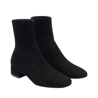 Stuart Weitzman - Bacari Bootie 25 in Black Suede