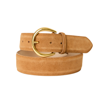 B-Low The Belt - Odessa Suede Camel/Gold