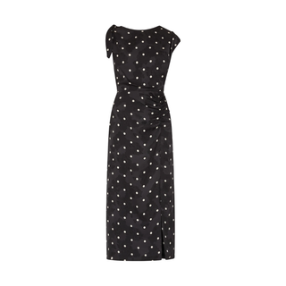 Milly - Karina Printed Midi Dress Black/White