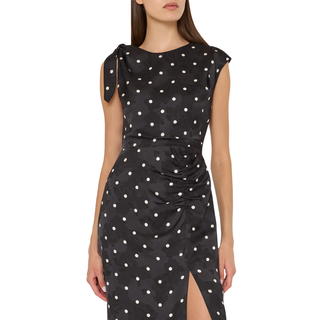 Milly - Karina Printed Midi Dress Black/White