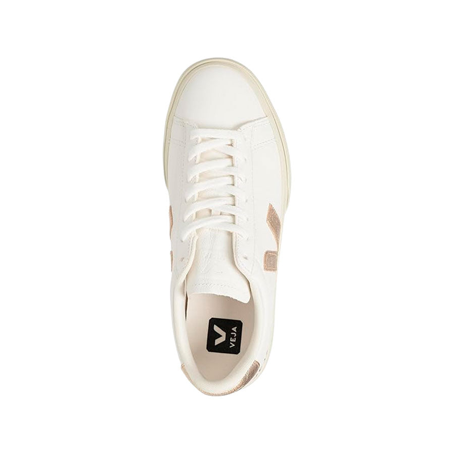 VEJA★CAMPO★WHITE PLATINE CAMPO LEATHER WHITE PLATINE | VEJA
