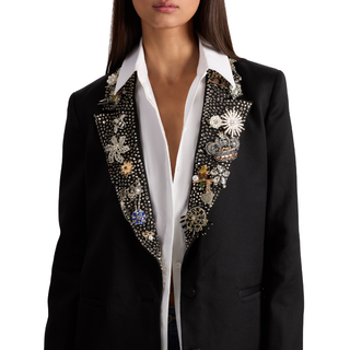 Alice + Olivia - Elna Embell Long Blazer