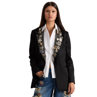 Alice + Olivia - Elna Embell Long Blazer