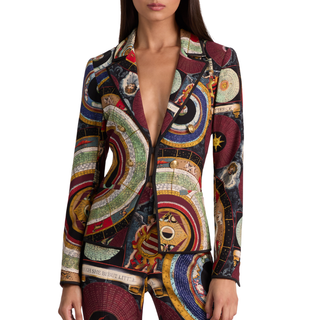 Alice + Olivia - Mya Notch Collar Fitted Blazer