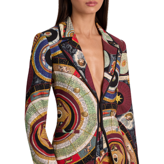 Alice + Olivia - Mya Notch Collar Fitted Blazer