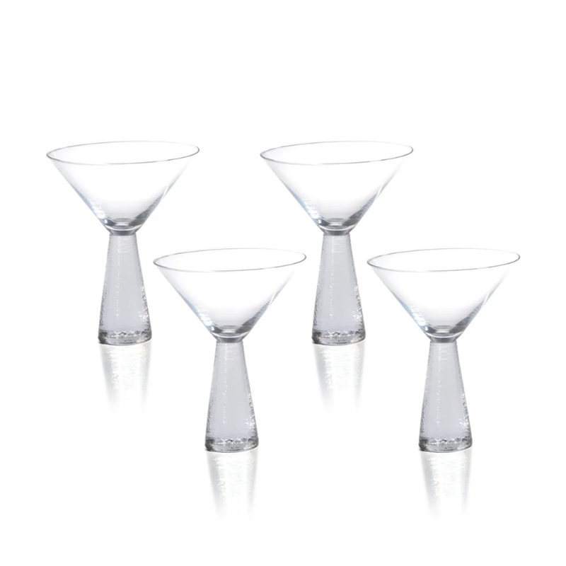 Zodax - Livogno Martini Glass On Hammered Stem