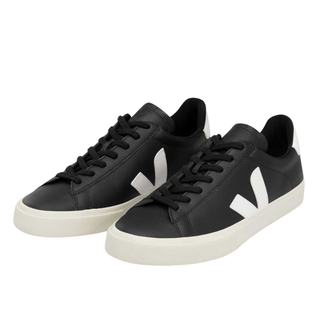 Veja - Women's Campo Leather Black White