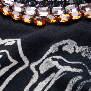 Alice + Olivia - Maxie Embell Cropped Band Tee