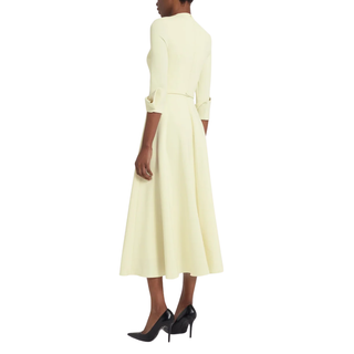 Ellis Midi Dress in Buttermilk