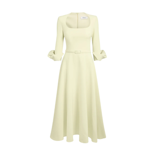 Ellis Midi Dress in Buttermilk
