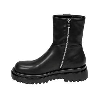 Versace Jeans Couture - Women's Drew Baroque Buckle Mid Ankle Boots