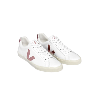 Veja - Women's Campo Leather White Silver Ultraviolet
