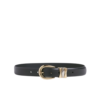 Favorite Daughter - The William Split Decision Belt in Black Gold