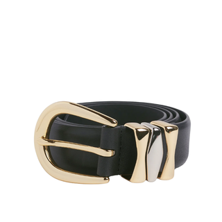 Favorite Daughter - The William Split Decision Belt in Black Gold