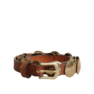 Golden Goose - Women's Belt Trinidad Thin Washed Leather Kakiolden goose