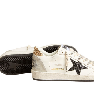 Golden Goose -  Women's White/Black/Gold/Ice