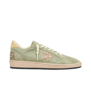 Golden Goose - Women's Ballstar Suede Sneaker in Sage