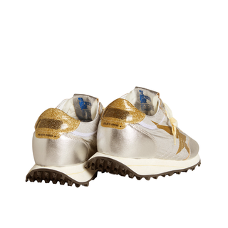 Golden Goose - Women’s Marathon with silver ripstop nylon upper and gold star