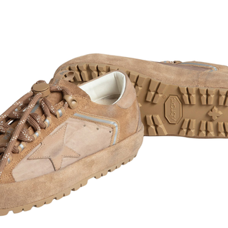 Golden Goose - Women's Super-Star Ski in Dolmias and caramel suede with marble nubuck star and heel tab