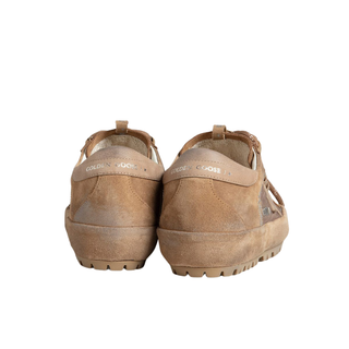 Golden Goose - Women's Super-Star Ski in Dolmias and caramel suede with marble nubuck star and heel tab