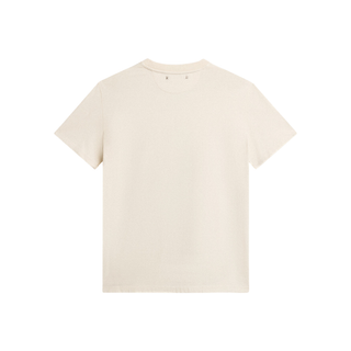 Golden Goose - Women’s T-shirt in aged white with logo on the chest