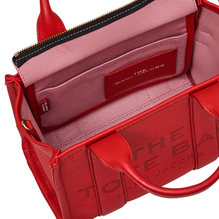 Marc Jacobs - The Leather Small Tote Bag in True Red