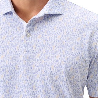 Johnnie-O - Performance Jersey Polo - Zona Drinks in Viola