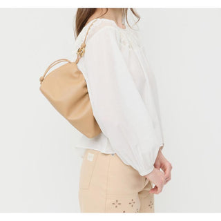 Loeffler Randall - Kiri Khaki Leather Shoulder Bag