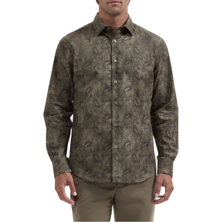 Men's L/S Julian Woven Shaped Button Up