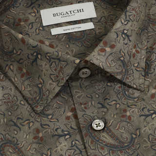 Men's L/S Julian Woven Shaped Button Up