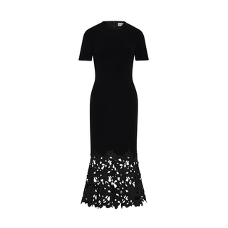 Milly - Halle Knit Midi Dress in Black