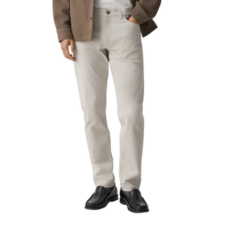 Theory - Raffi 5-Pocket Pant in Neoteric Twill Silver Cloud