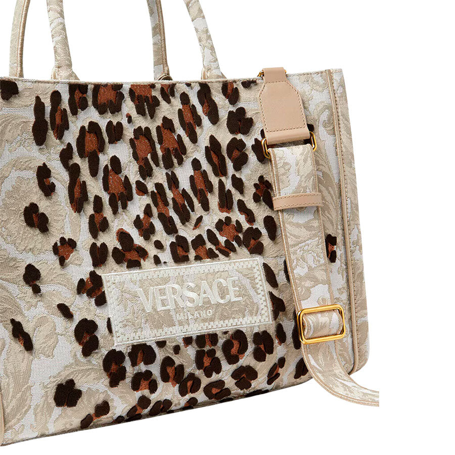 Versace - Leopard Athena Medium Tote Bag – Joe Brand Store