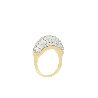 Wyld Box - Luna Mini Ring - Gold Diamond Pave
