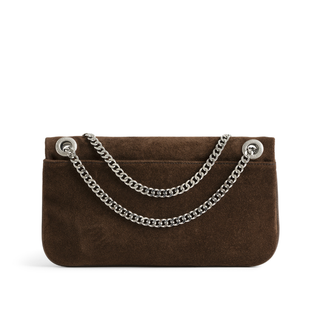 Zadig and Voltaire - Rock II Suede Clutch in Wood