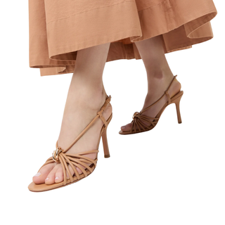 Loeffler Randall - Mareka Dune Leather Heeled Sandal