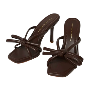 Loeffler Randall - Women's Margi Bow Heel in Chocolate