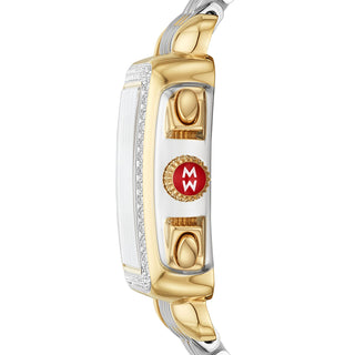 Michele Watches - DECO DIAMOND TWO TONE WHT MOP