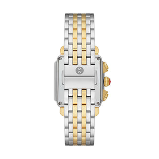 Michele Watches - DECO DAY TWO-TONE, WHITE MOP DIAMOND DIAL