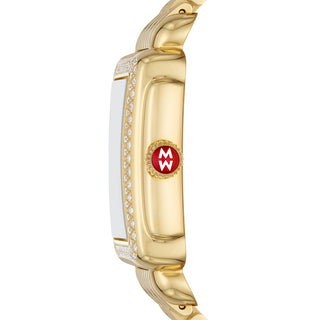 Michele Watches - DECO MADISON MID 18K GOLD DIAMOND WATCH
