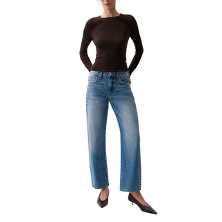 Pistola - Lexi Mid Rise Bowed Straight - Star Studded