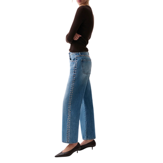 Pistola - Lexi Mid Rise Bowed Straight - Star Studded