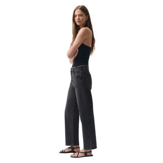 Pistola - Lexi Mid Rise Bowed Straight Jean - Mercury
