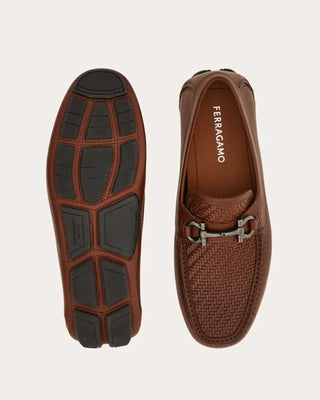 Ferragamo - Parigi Woven Gancini Driver
